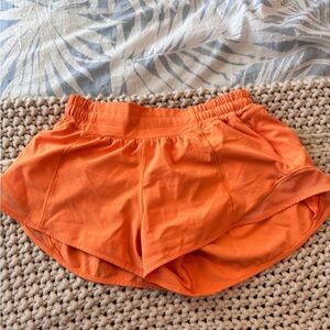 orange lulu shorts